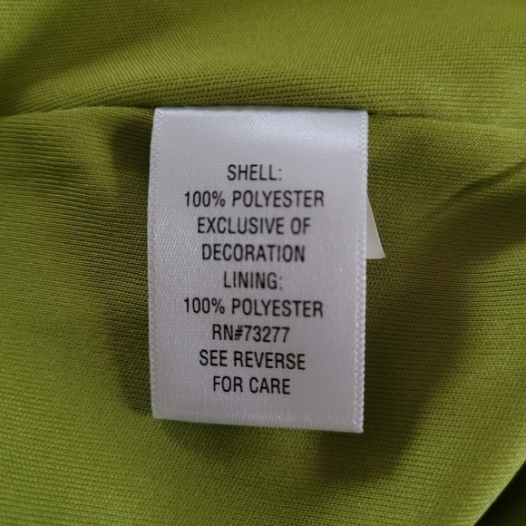 Apt. 9 Green Maxi Dress Beaded at the Waist Sz 6 - Picture 11 of 13